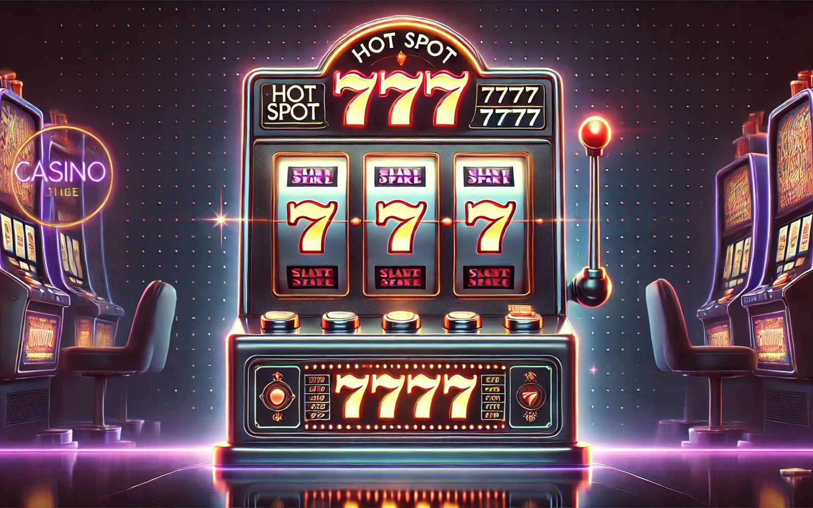 Layar permainan slot dengan simbol dan panel hasil sesi